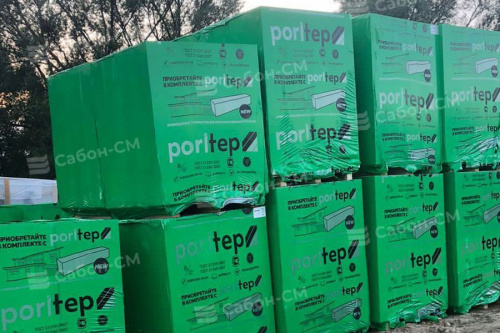 Газосиликатные стеновые блоки Poritep 625х250х250, D500