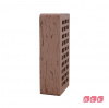Лицевой  кирпич ЛСР 1НФ Светло-коричневый руст