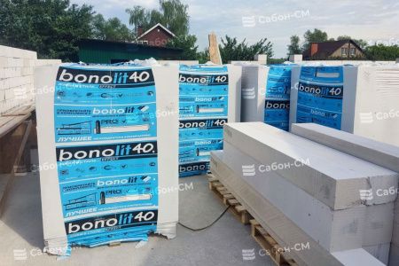 Газосиликатные блоки Бонолит Дмитров D500 625х250х300 стеновые